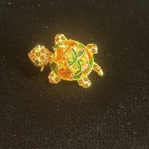 Colorful Turtle Brooch